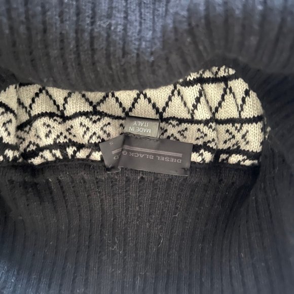 Diesel Black Gold wool Mini Skirt - Picture 3 of 4